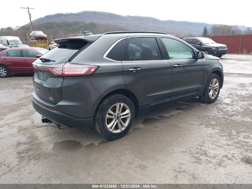 VIN 2FMTK4J95FBB24635 2015 Ford Edge, Sel no.4