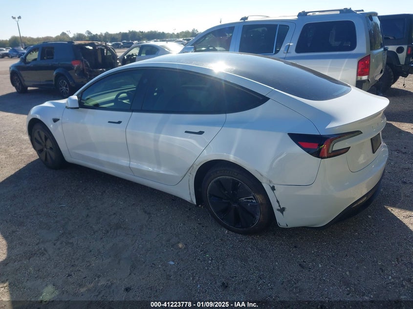 Vin: 5yj3e1ea3sf902698, lot: 41714101, tesla model 3 long range rear-wheel drive 20253