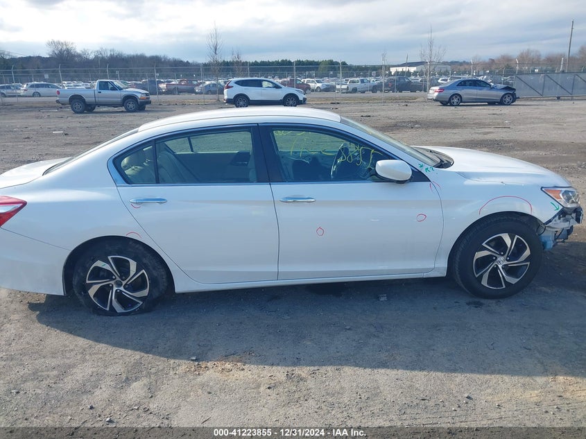 2016 HONDA ACCORD VIN: 1HGCR2F38GA169401