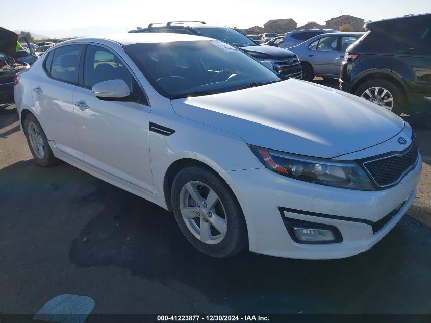 VIN KNAGM4A75E5522006 2014 KIA OPTIMA no.1