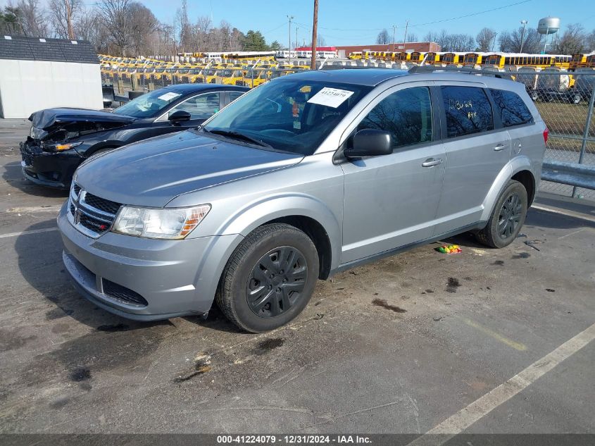 VIN 3C4PDCAB1JT386288 2018 Dodge Journey, SE no.2