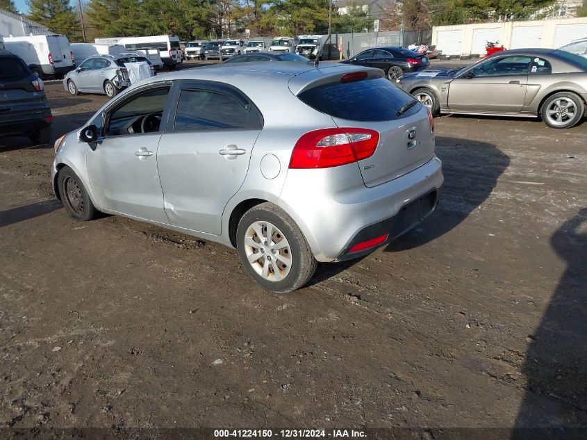 VIN KNADM5A30D6205460 2013 KIA RIO no.3