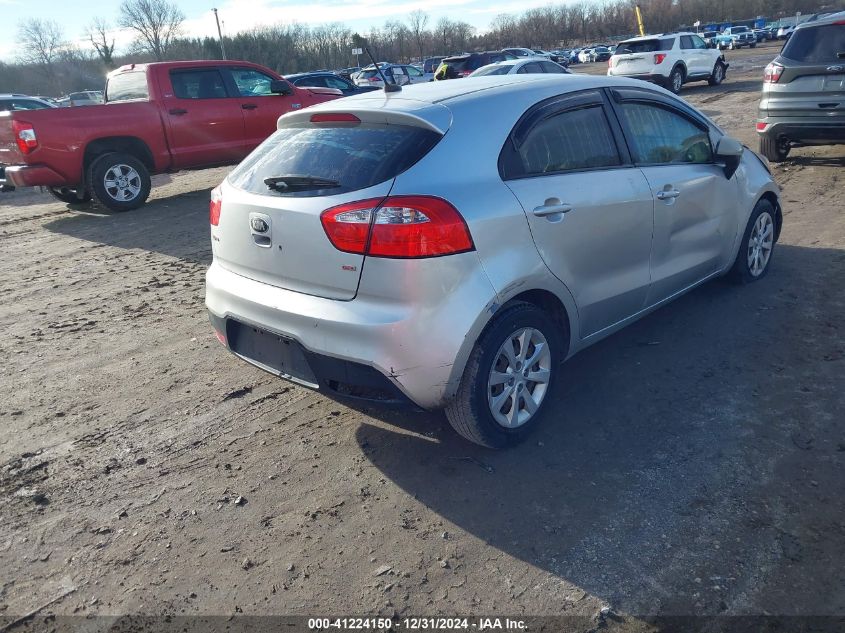 VIN KNADM5A30D6205460 2013 KIA RIO no.4