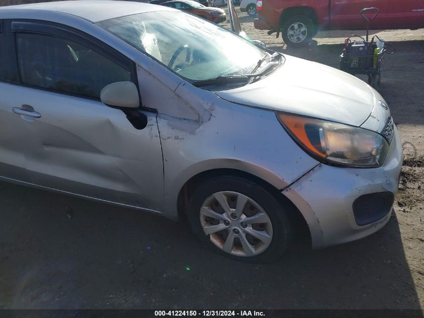 VIN KNADM5A30D6205460 2013 KIA RIO no.6