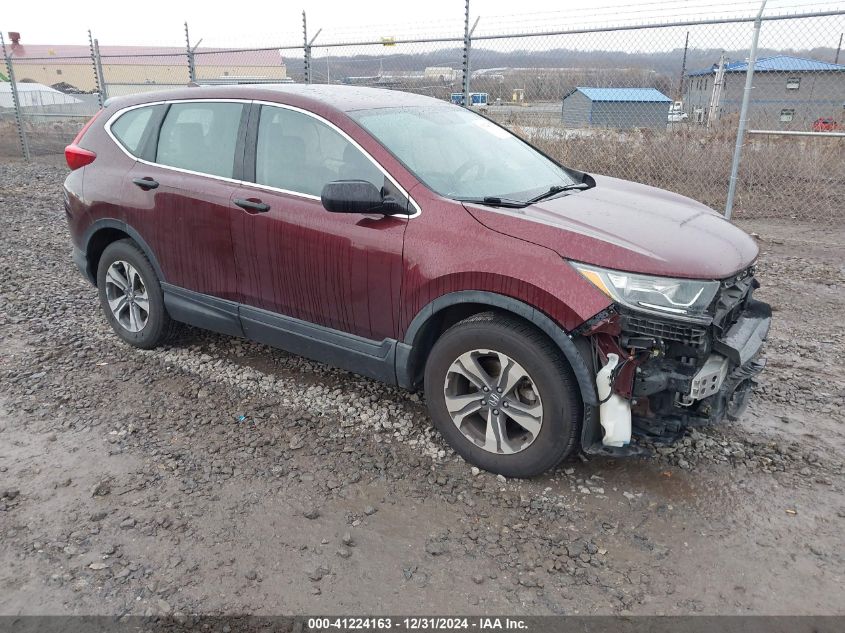 VIN 2HKRW5H3XJH411945 2018 Honda CR-V, LX no.1