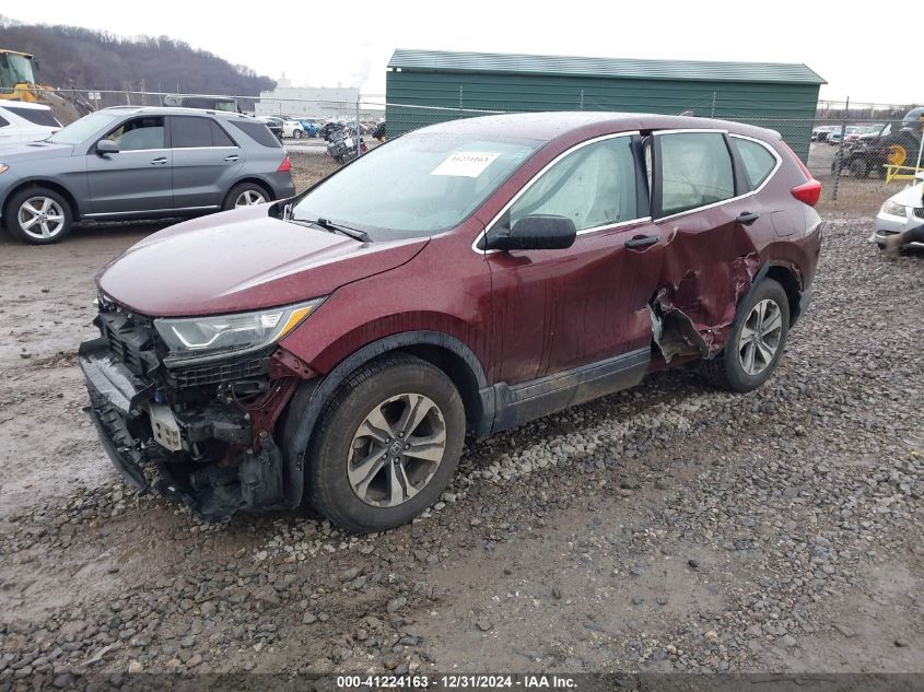 VIN 2HKRW5H3XJH411945 2018 Honda CR-V, LX no.2