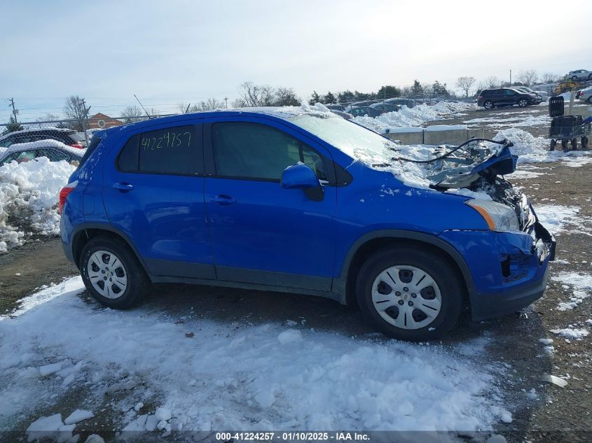 VIN KL7CJKSBXGB549639 2016 Chevrolet Trax, 1LS no.14