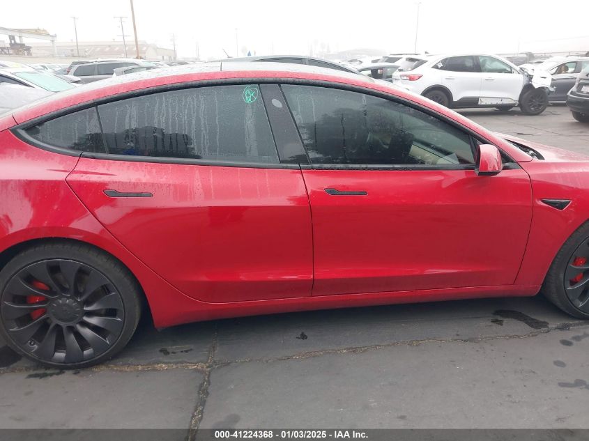 VIN 5YJ3E1EC1PF395048 2023 TESLA MODEL 3 no.13