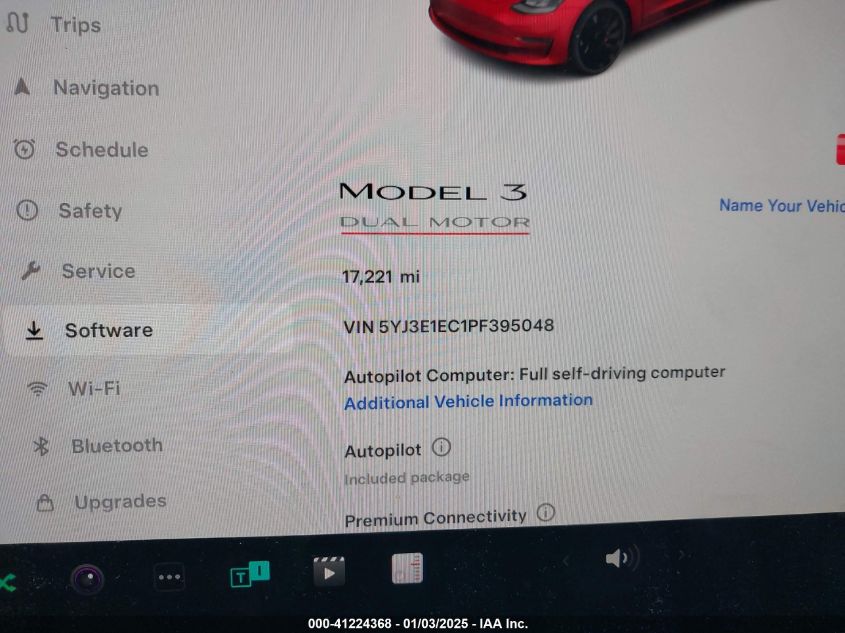 VIN 5YJ3E1EC1PF395048 2023 TESLA MODEL 3 no.7