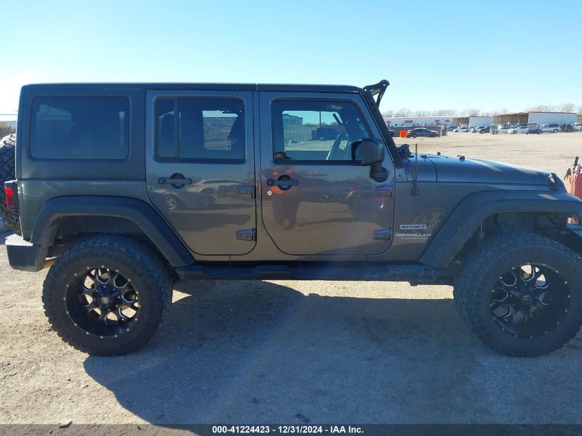 2014 Jeep Wrangler Unlimited Sport VIN: 1C4HJWDG4EL252267 Lot: 41224423