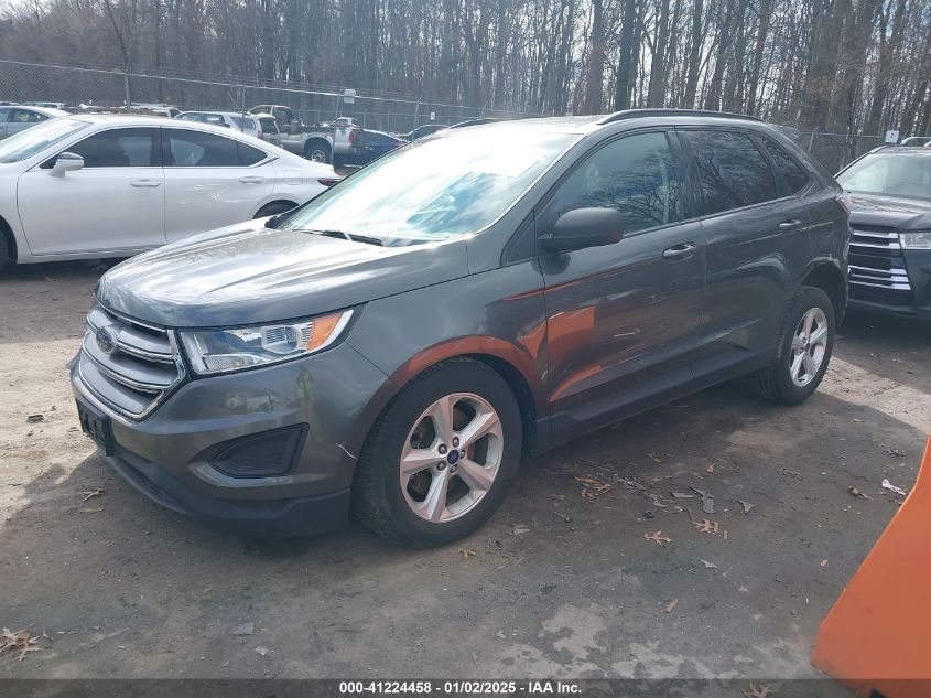 VIN 2FMPK4G92GBB70031 2016 Ford Edge, SE no.2