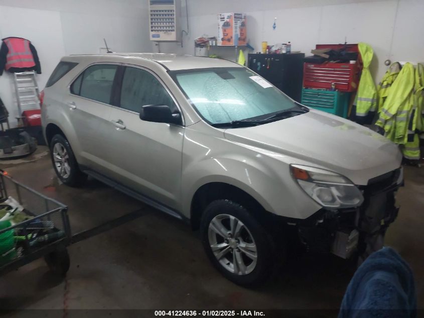 VIN 2GNALBEK6G1117668 2016 CHEVROLET EQUINOX no.1