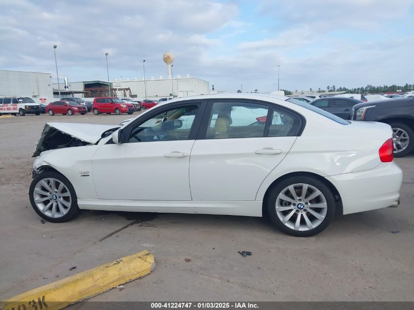 2011 BMW 328I xDrive VIN: WBAPK7C50BA970837 Lot: 41224747