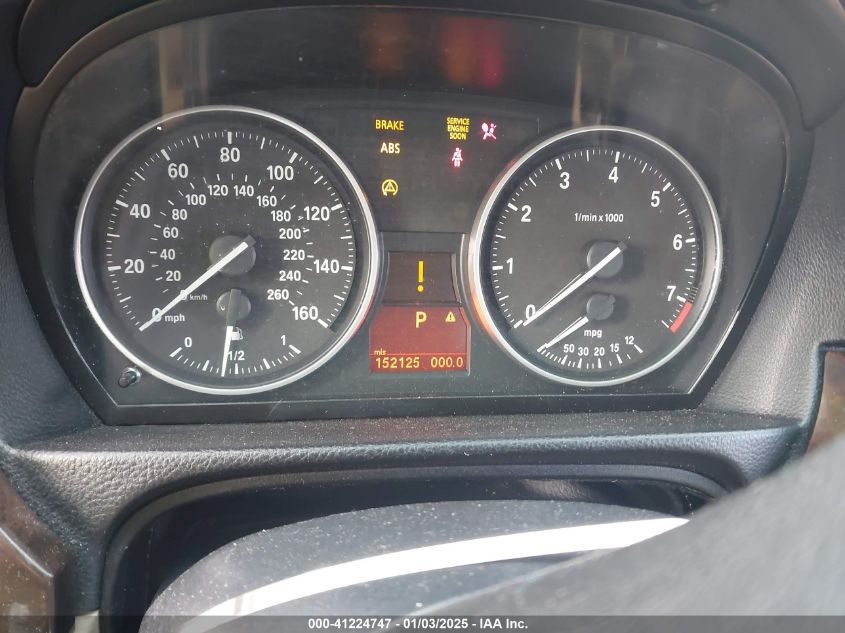 2011 BMW 328I xDrive VIN: WBAPK7C50BA970837 Lot: 41224747