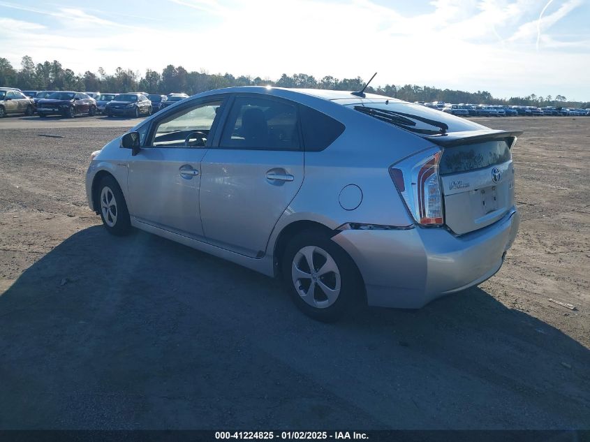 VIN JTDKN3DU7E1787751 2014 Toyota Prius, Four no.3