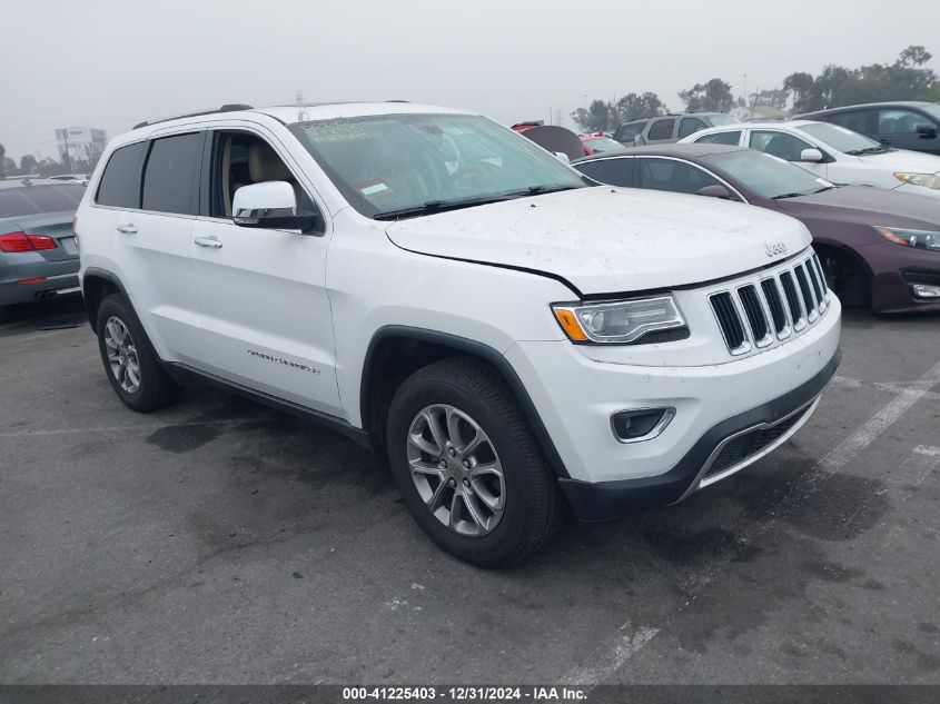 VIN 1C4RJEBM3GC412374 2016 JEEP GRAND CHEROKEE no.1