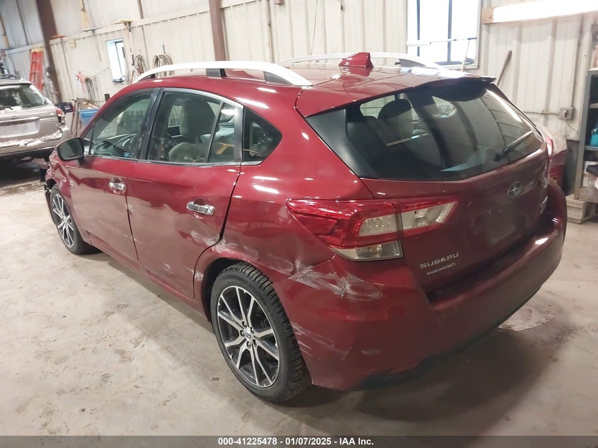 2017 SUBARU IMPREZA VIN: 4S3GTAU62H3738810