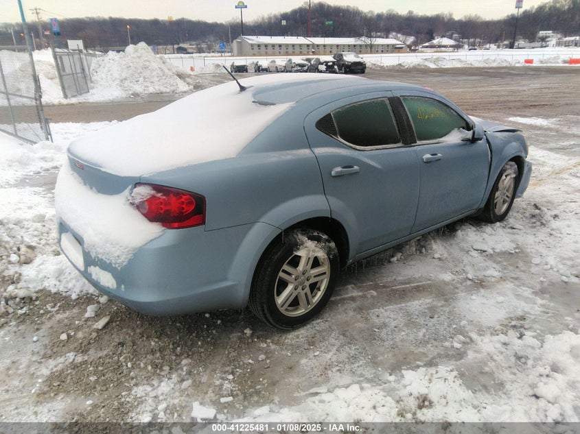 Vin: 1c3cdzcb2dn611356, lot: 41715805, dodge avenger sxt 20134