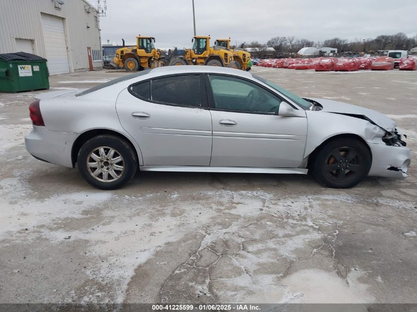 2005 Pontiac Grand Prix VIN: 2G2WP522551205704 Lot: 41225599