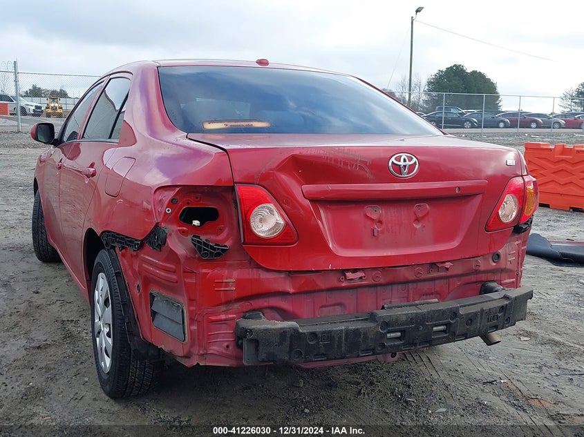 2009 TOYOTA COROLLA VIN: 2T1BU40E79C143160