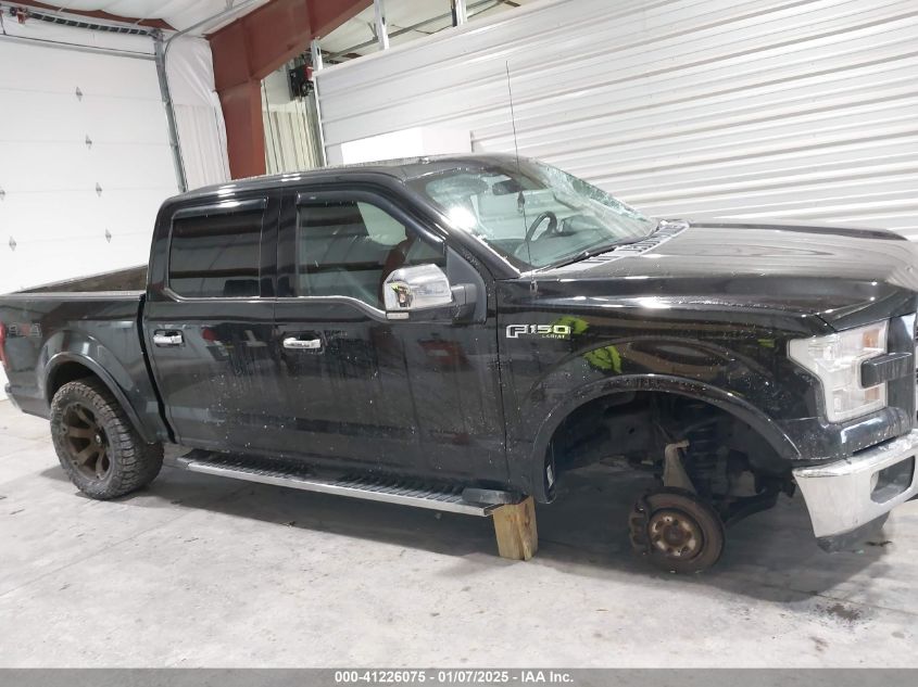 VIN 1FTEW1EF1FFB53743 2015 Ford F-150, Lariat no.14