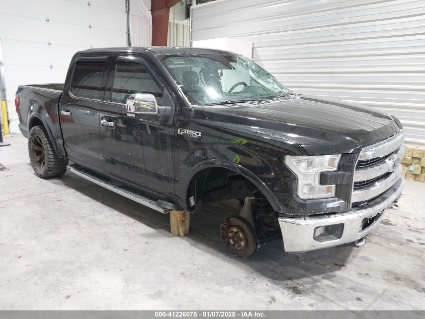 VIN 1FTEW1EF1FFB53743 2015 Ford F-150, Lariat no.1