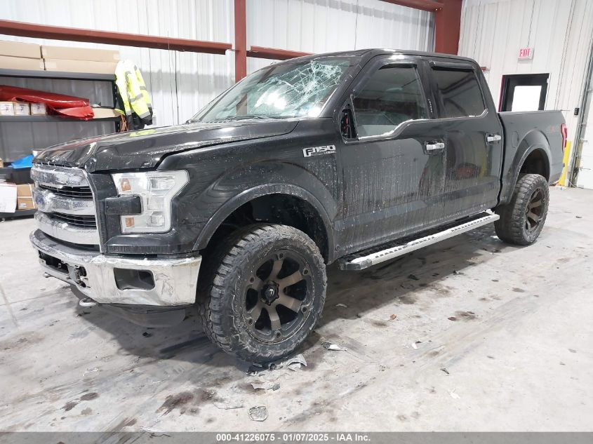 VIN 1FTEW1EF1FFB53743 2015 Ford F-150, Lariat no.2