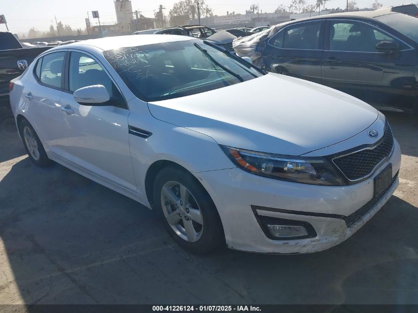 VIN KNAGM4A79F5633918 2015 KIA Optima, LX no.1