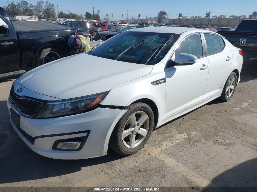 VIN KNAGM4A79F5633918 2015 KIA Optima, LX no.2