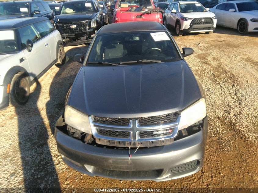 2013 DODGE AVENGER SE V6 - 1C3CDZAGXDN504909