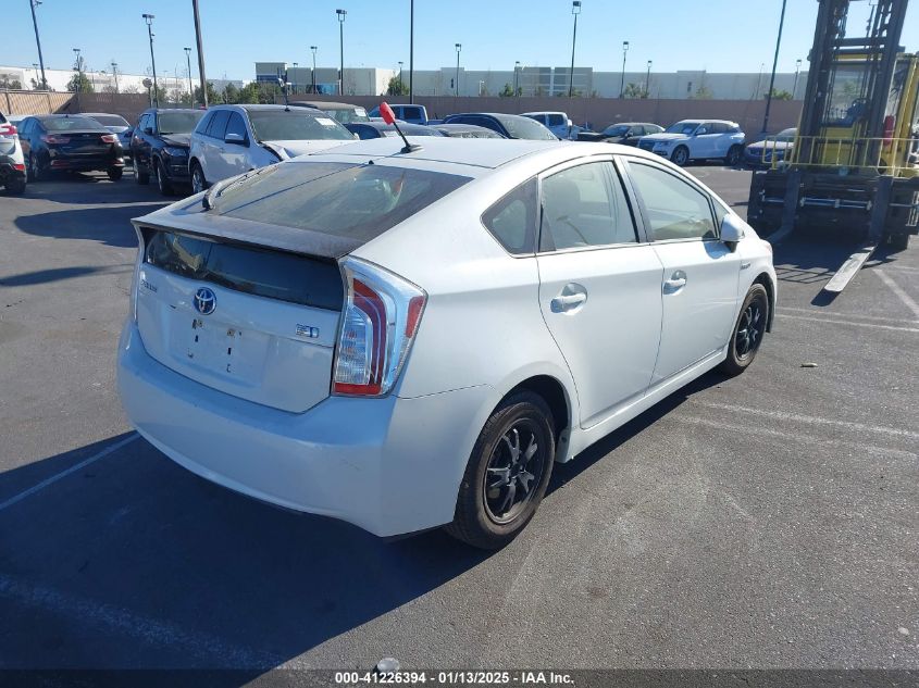 VIN JTDKN3DU1F1910025 2015 Toyota Prius no.4