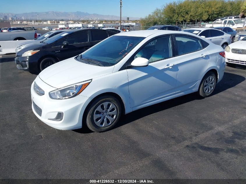 VIN KMHCT4AE1GU104811 2016 Hyundai Accent, SE no.2