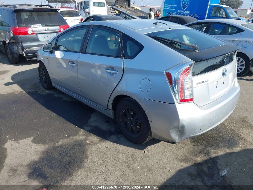 VIN JTDKN3DU7E1773607 2014 TOYOTA PRIUS no.3