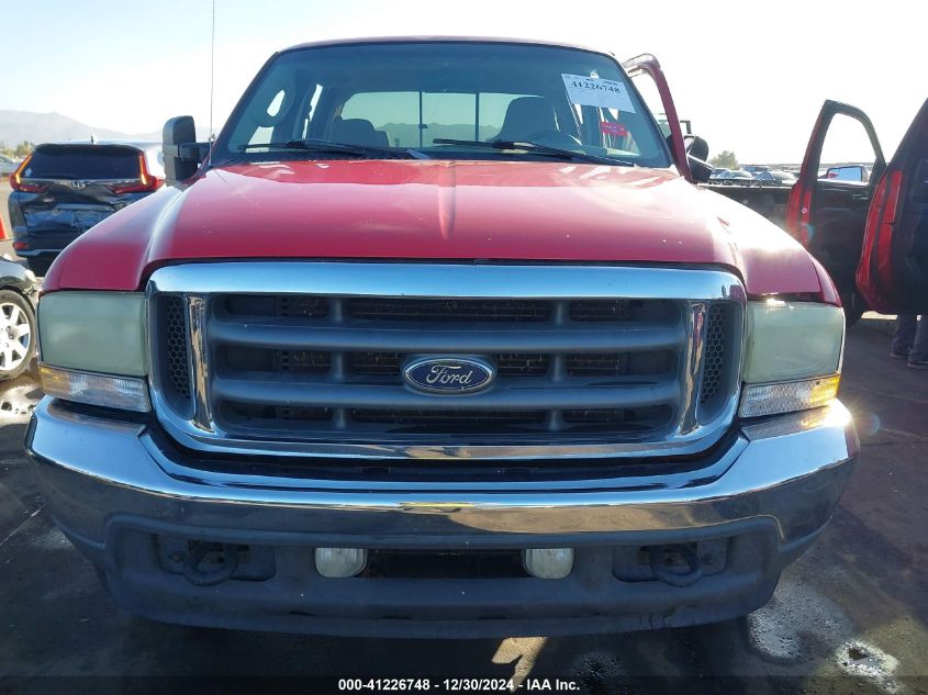 2004 Ford F-250 Lariat/Xl/Xlt VIN: 1FTNW21P84EB74502 Lot: 41226748