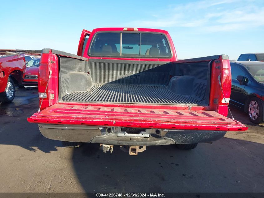 2004 Ford F-250 Lariat/Xl/Xlt VIN: 1FTNW21P84EB74502 Lot: 41226748