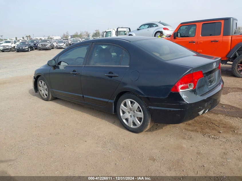 2006 HONDA CIVIC VIN: 1HGFA16586L003544