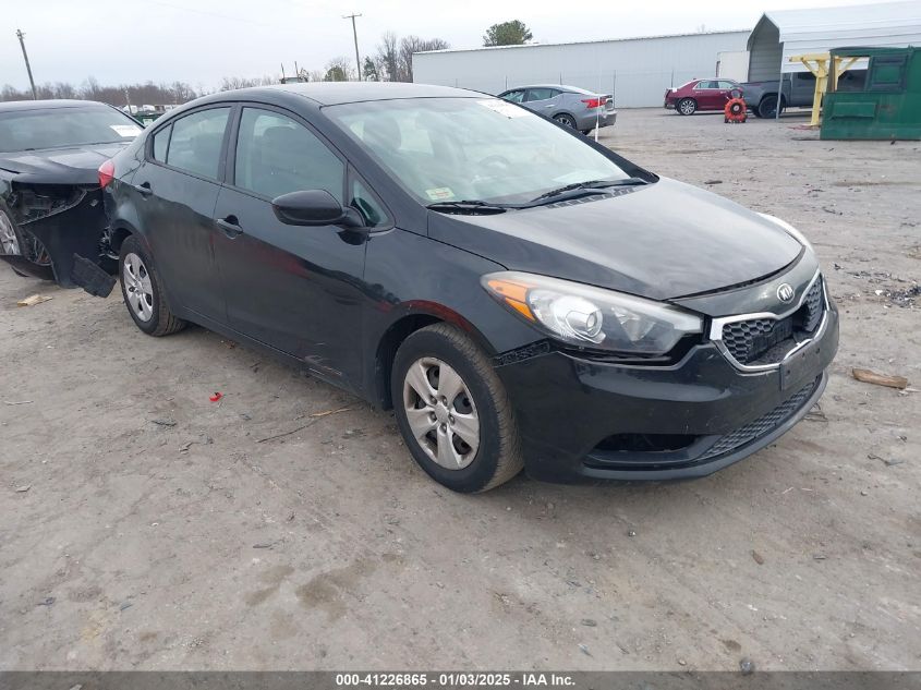 VIN KNAFK4A63F5400965 2015 KIA Forte, LX no.1