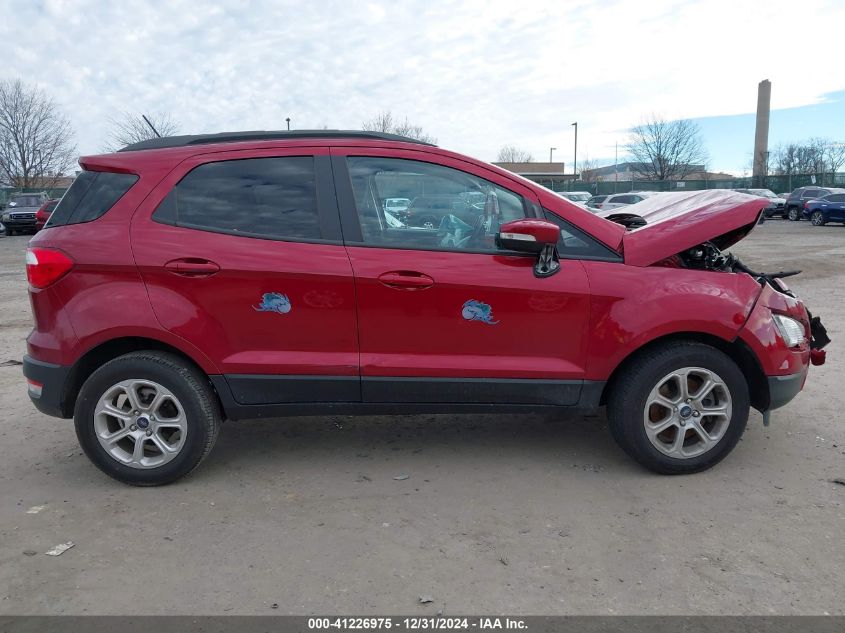 2021 Ford Ecosport Se VIN: MAJ3S2GE7MC407554 Lot: 41226975