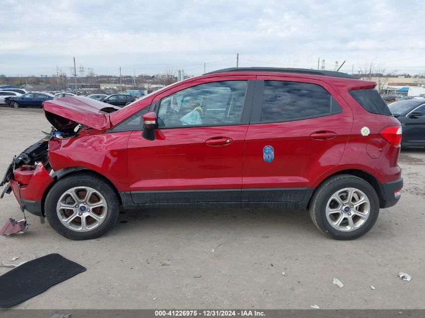 2021 Ford Ecosport Se VIN: MAJ3S2GE7MC407554 Lot: 41226975