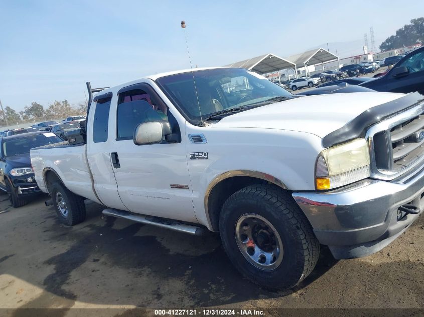 2004 Ford F-250 Lariat/Xl/Xlt VIN: 1FTNX20P84EA90579 Lot: 41227121