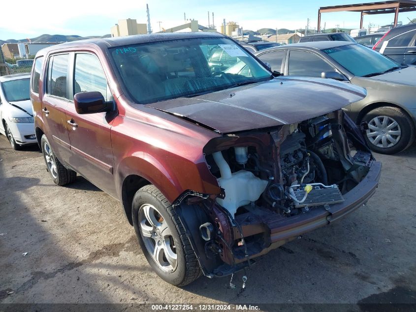 VIN 5FNYF4H4XDB083931 2013 Honda Pilot, EX no.1