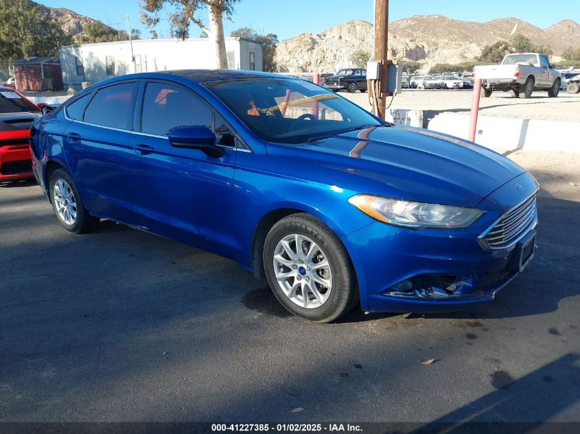 VIN 3FA6P0G75HR413963 2017 FORD FUSION no.1