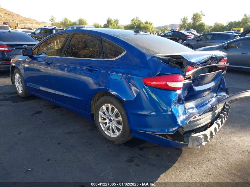 VIN 3FA6P0G75HR413963 2017 FORD FUSION no.3