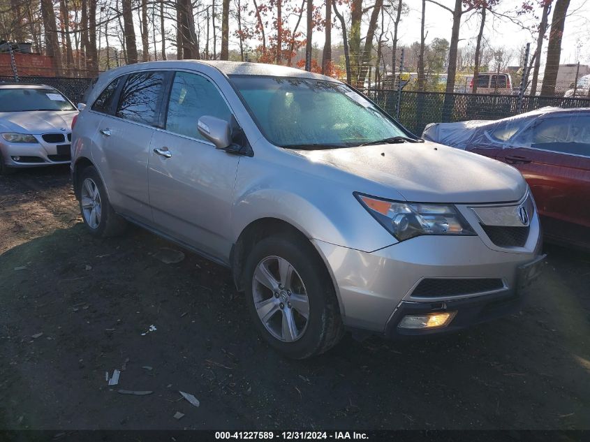 VIN 2HNYD2H3XDH501734 2013 ACURA MDX no.1