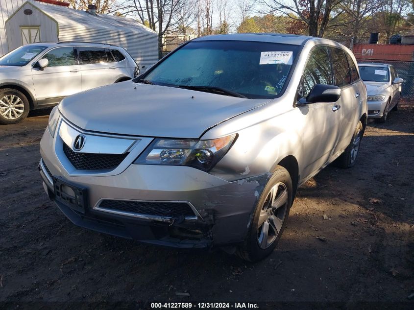 VIN 2HNYD2H3XDH501734 2013 ACURA MDX no.2