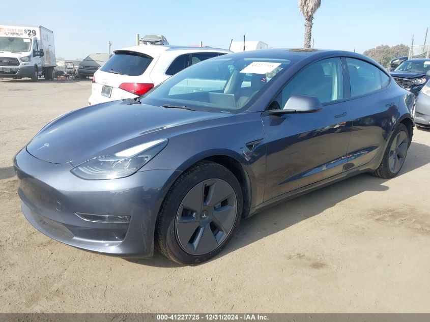 VIN 5YJ3E1EA8PF545865 2023 Tesla Model 3, Rear-Whee... no.2