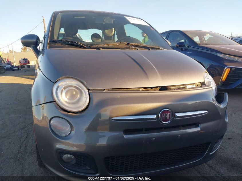 2012 Fiat 500 Sport VIN: 3C3CFFBR2CT212260 Lot: 41227797