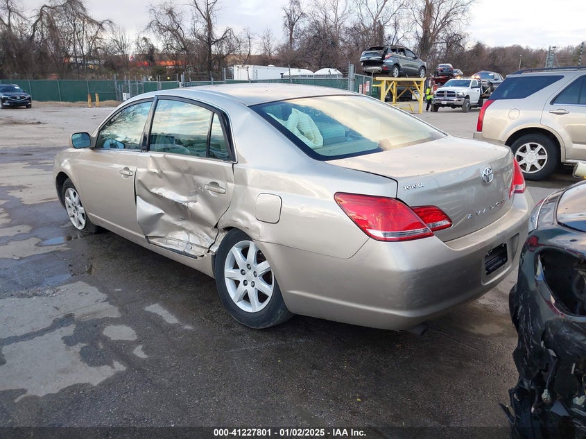 2006 TOYOTA AVALON VIN: 4T1BK36B76U110621