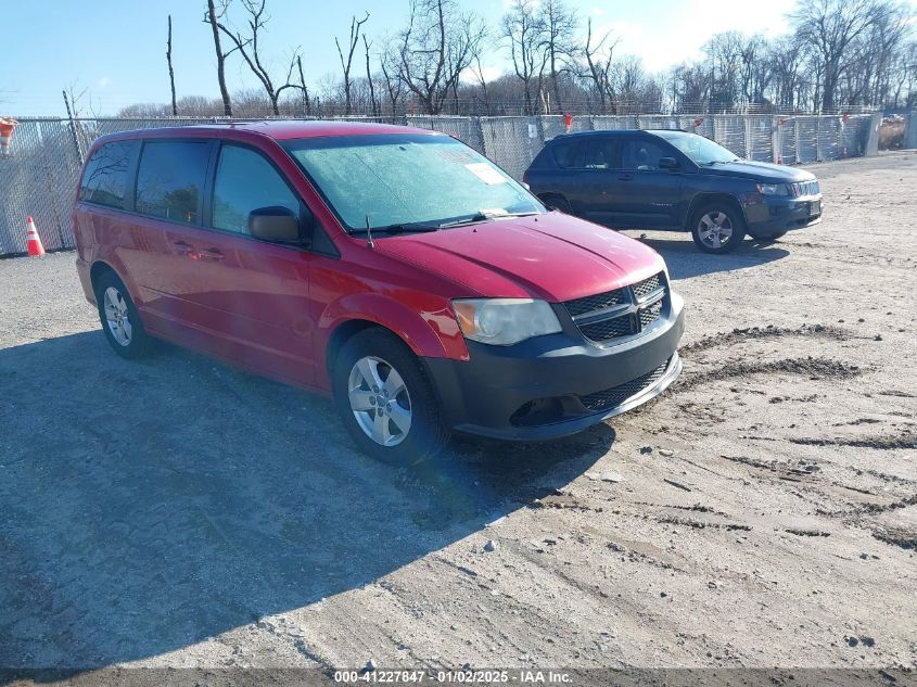 VIN 2C4RDGBG4DR572960 2013 DODGE GRAND CARAVAN no.1