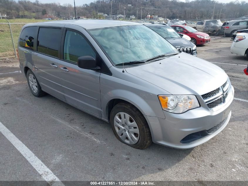 VIN 2C4RDGBG8GR387332 2016 DODGE GRAND CARAVAN no.1